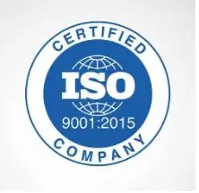ISO 9001:2015 certification logo